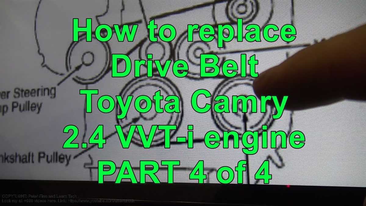 How to Replace the Serpentine Belt on a 2007 Toyota