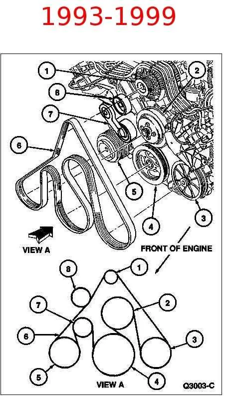 4.6 ford belt diagram