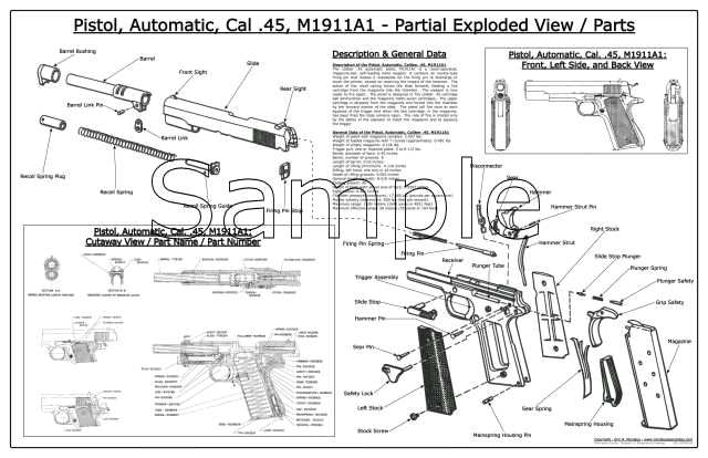 Exploring the Components of the 1911 Series 70 Parts Diagram