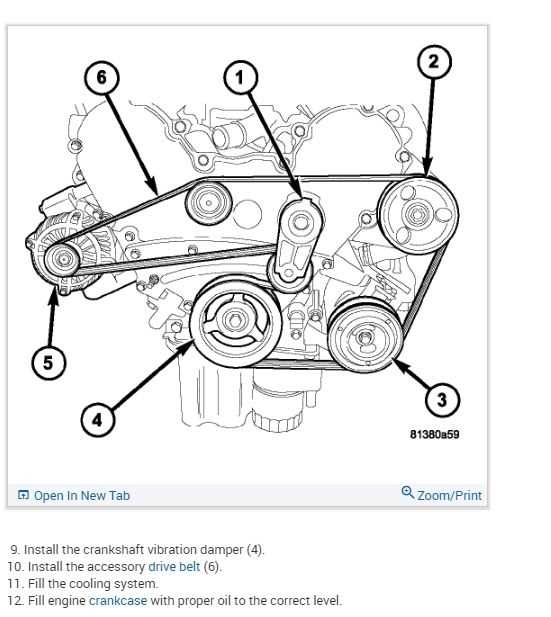 How to Replace the Serpentine Belt on a 2005 Dodge Magnum 2.7 Stepby