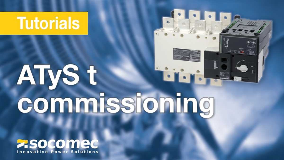 Socomec ATyS R Wiring Diagram