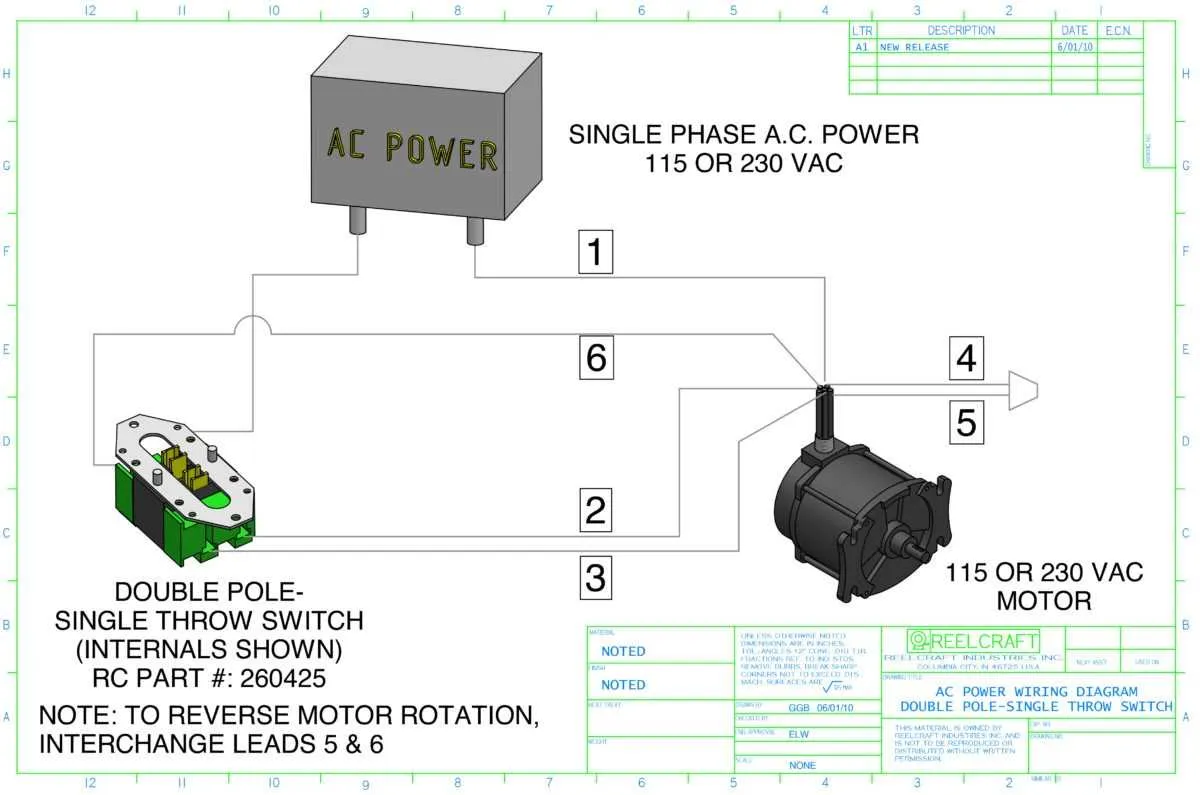 ac electric motor wiring diagram
