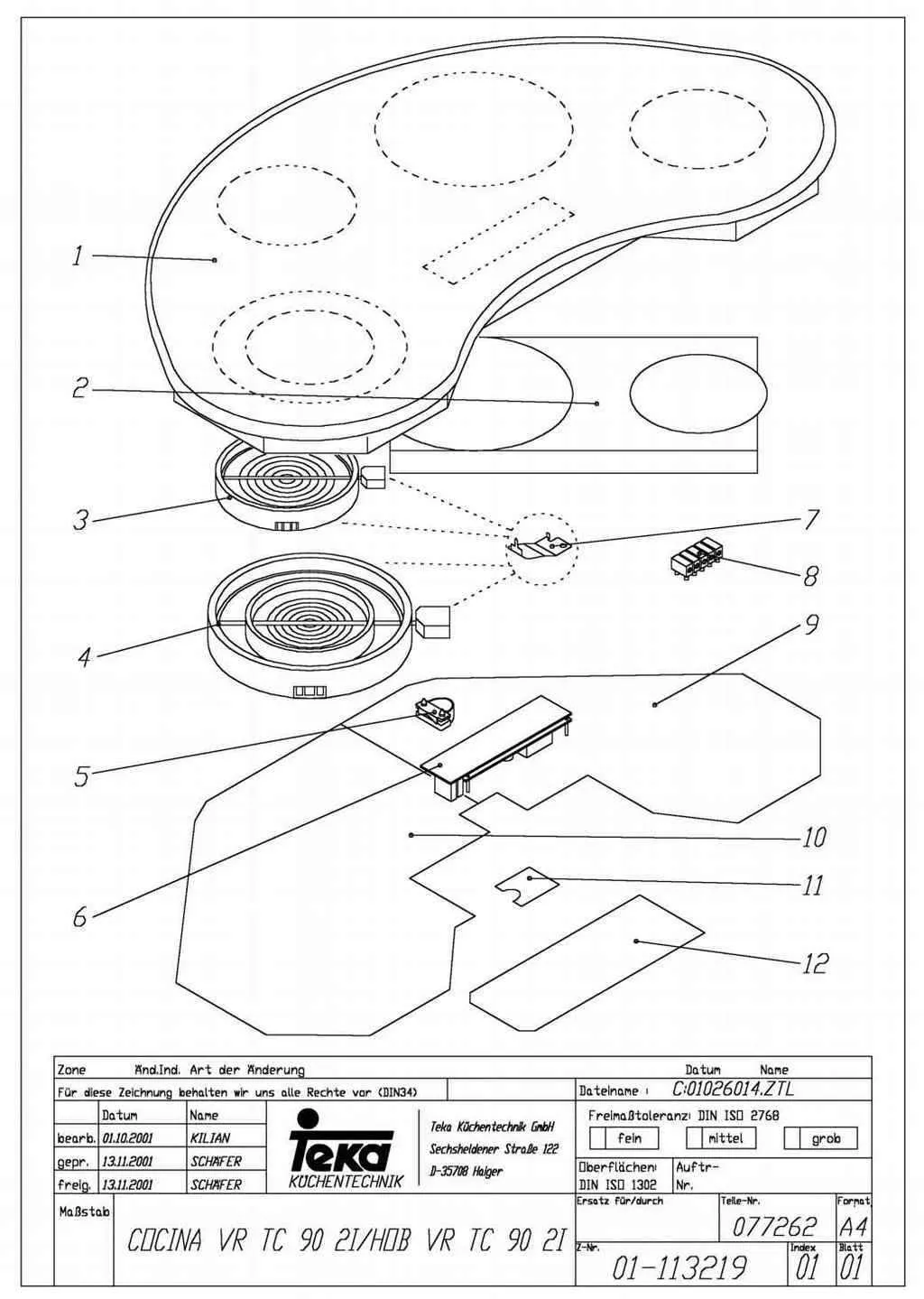 cub cadet st100 parts diagram