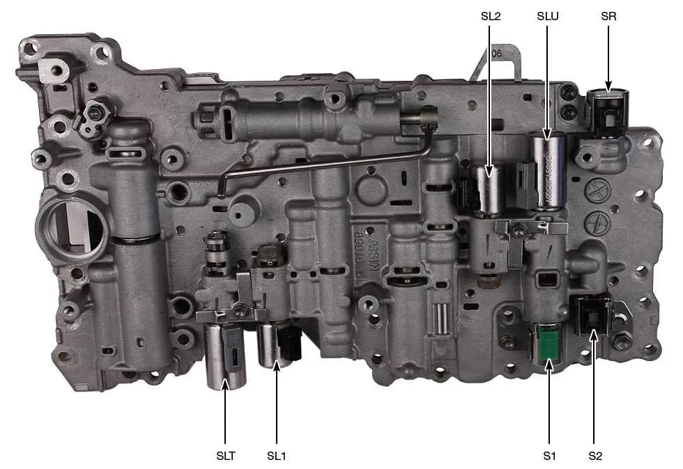 diagram shift solenoid b location