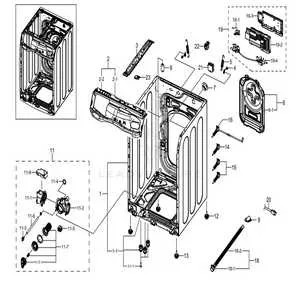 front load washer parts diagram