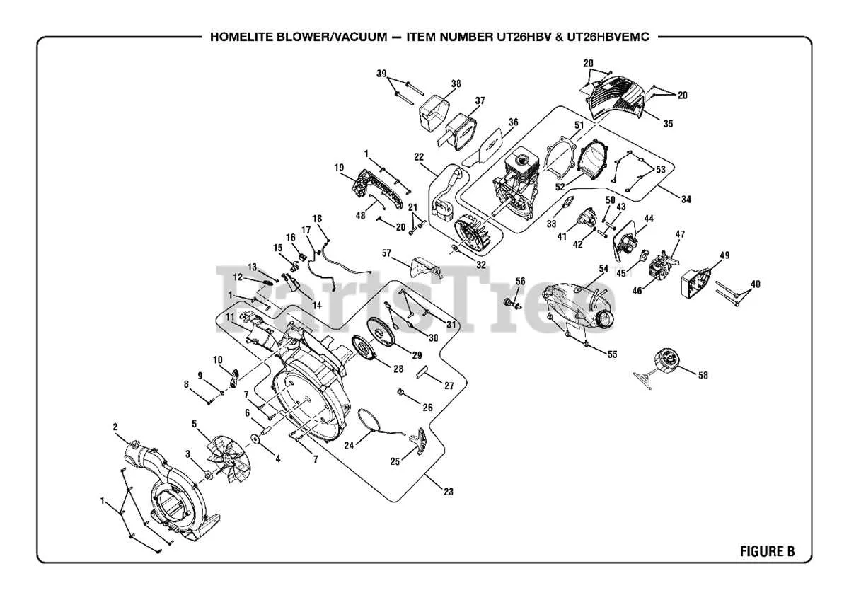 homelite uv80522 oil plug placement diagram