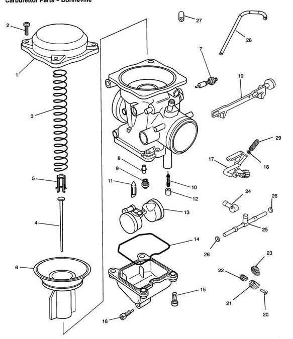 keihin cvk carburetor diagram