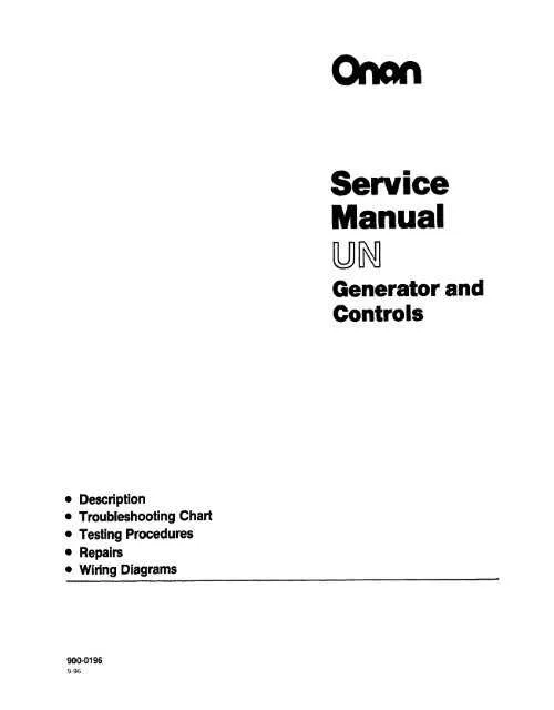 onan 4000 genset wiring diagram