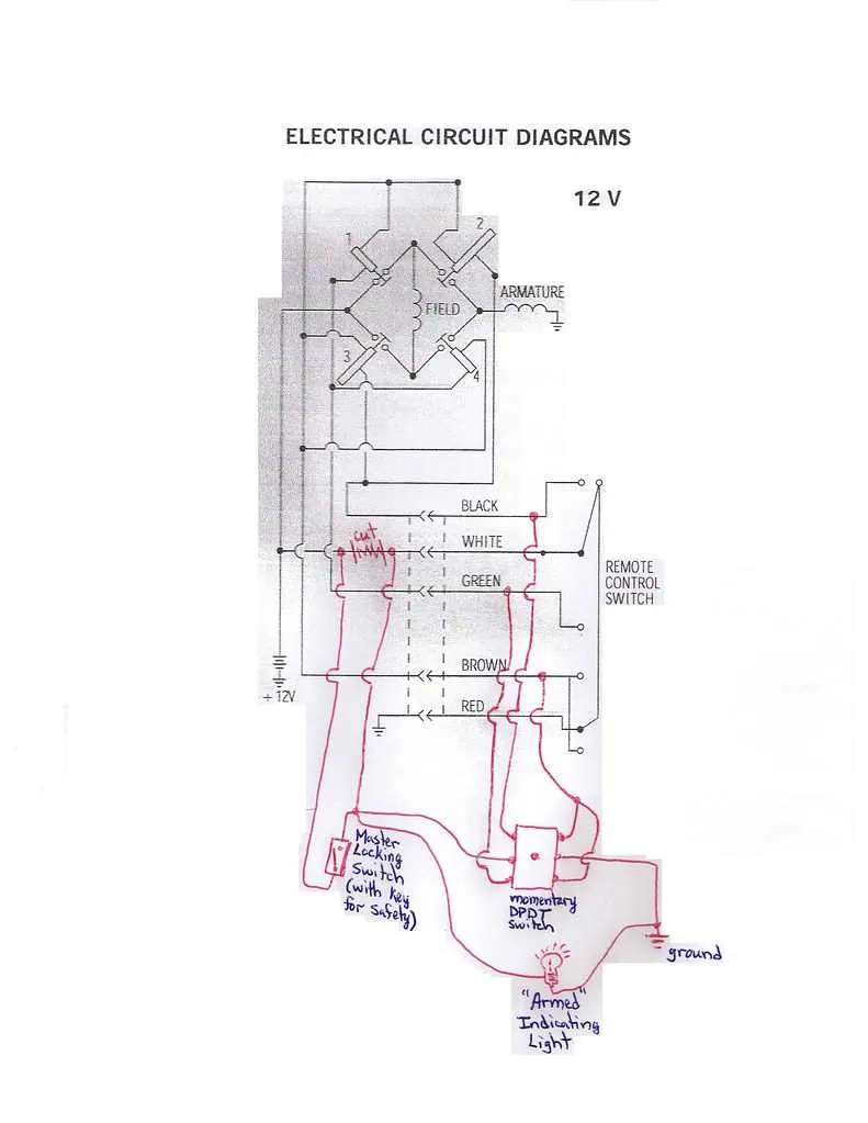 warn winch wiring diagram 4 solenoid