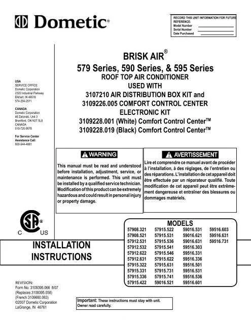 wiring diagram dometic air conditioner