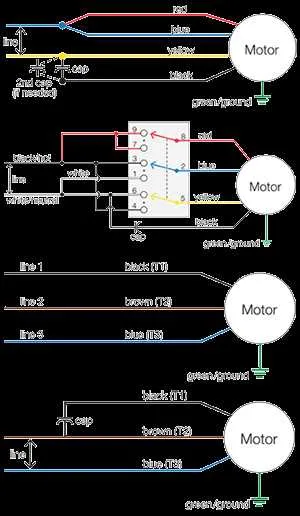 ac electric motor wiring diagram