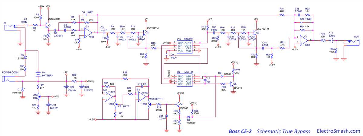 Boss ce 2 schematic