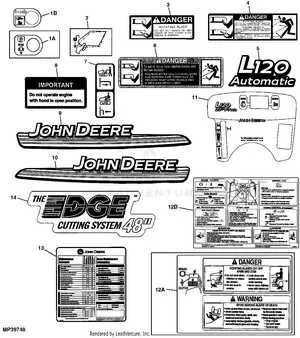john deere l120 drive belt diagram