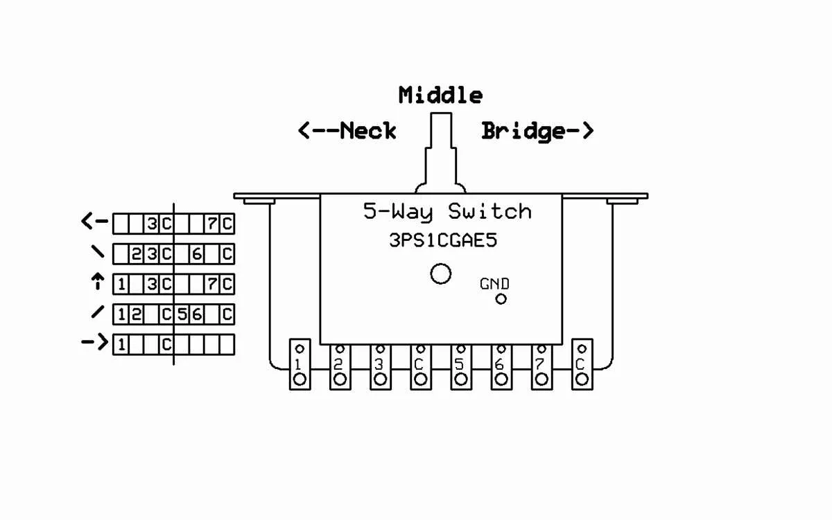 5 way switch wiring diagram 5 way switch wiring diagram