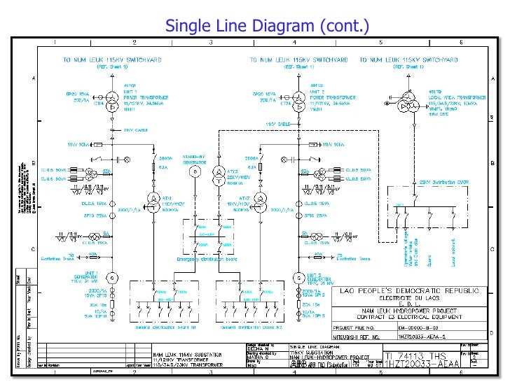 Single line wiring diagram