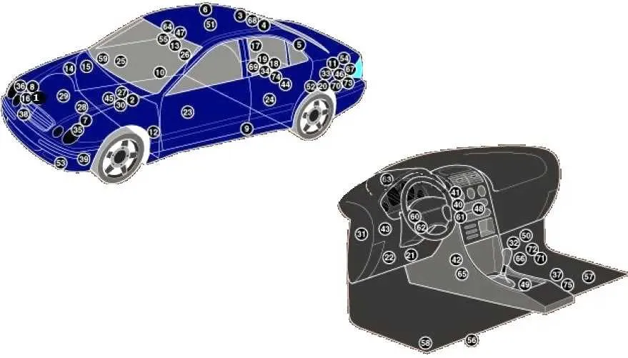 mercedes e350 fuse diagram