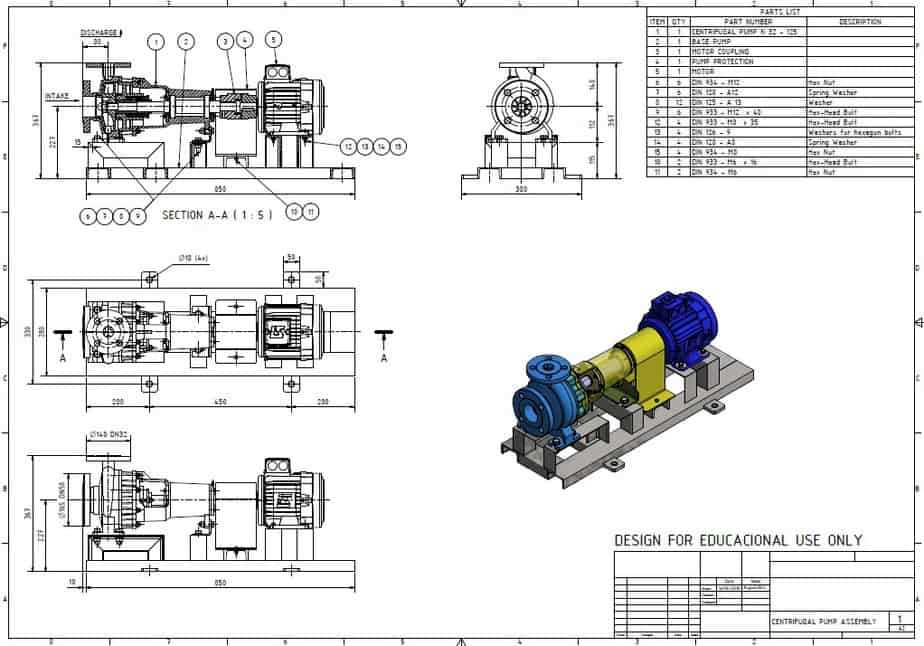 General pump parts diagrams