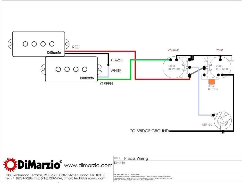 precision bass wiring diagram