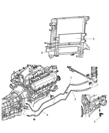 48re transmission cooler lines diagram