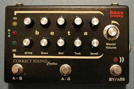 Sunn beta bass schematic