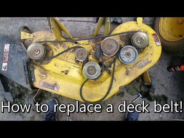 john deere z445 drive belt diagram