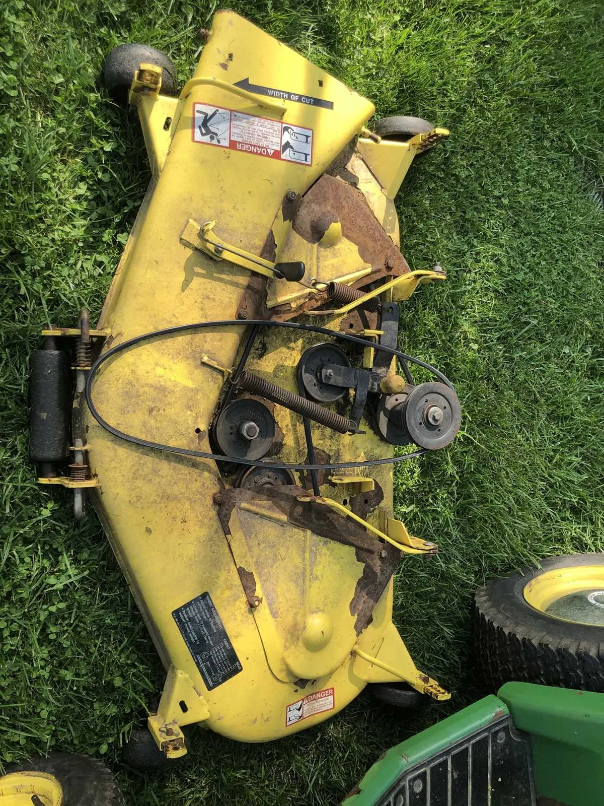 john deere 48 inch mower deck diagram