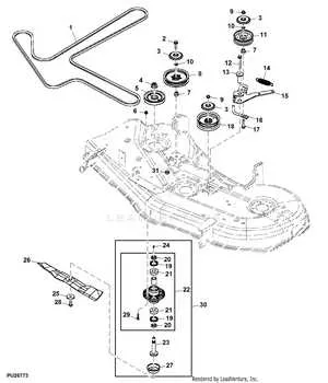 john deere z445 drive belt diagram
