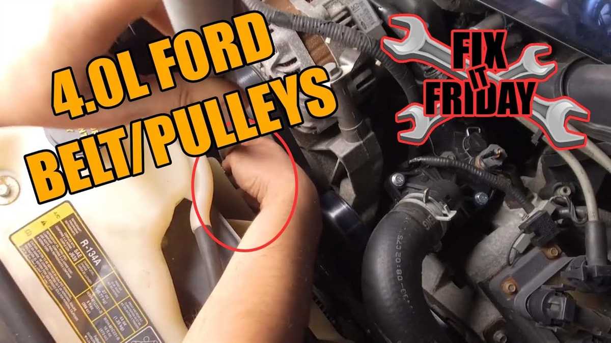 Step 5: Install the new serpentine belt