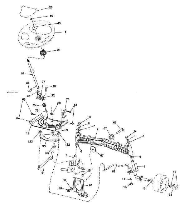 Husqvarna YTH24V48 Parts Diagram and Breakdown