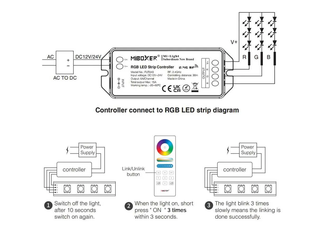 led strip lighting wiring diagram