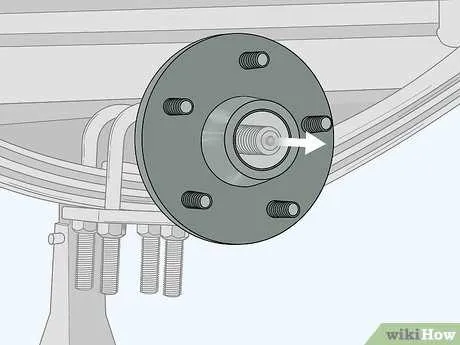 Diagram of Trailer Wheel Bearing Components and Assembly