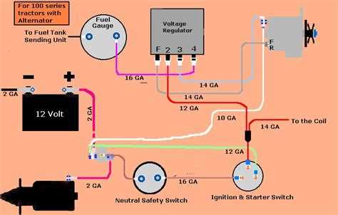 Massey Ferguson 135 Alternator Wiring Diagram