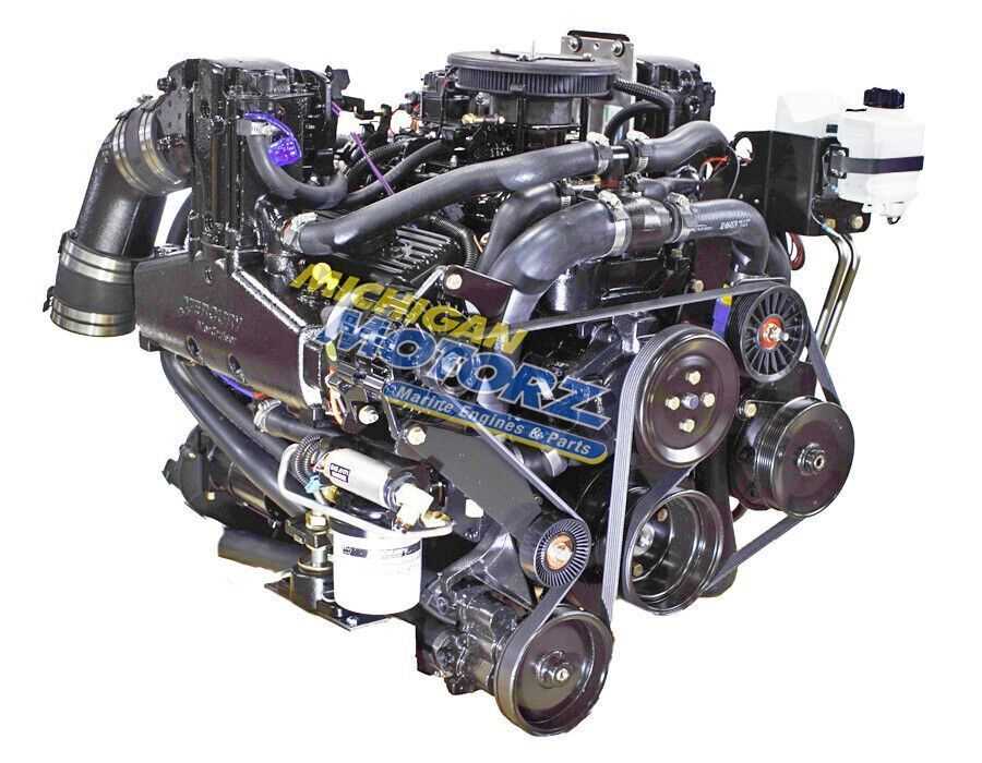 Mercruiser 350 Mag MPI Cooling System Diagram