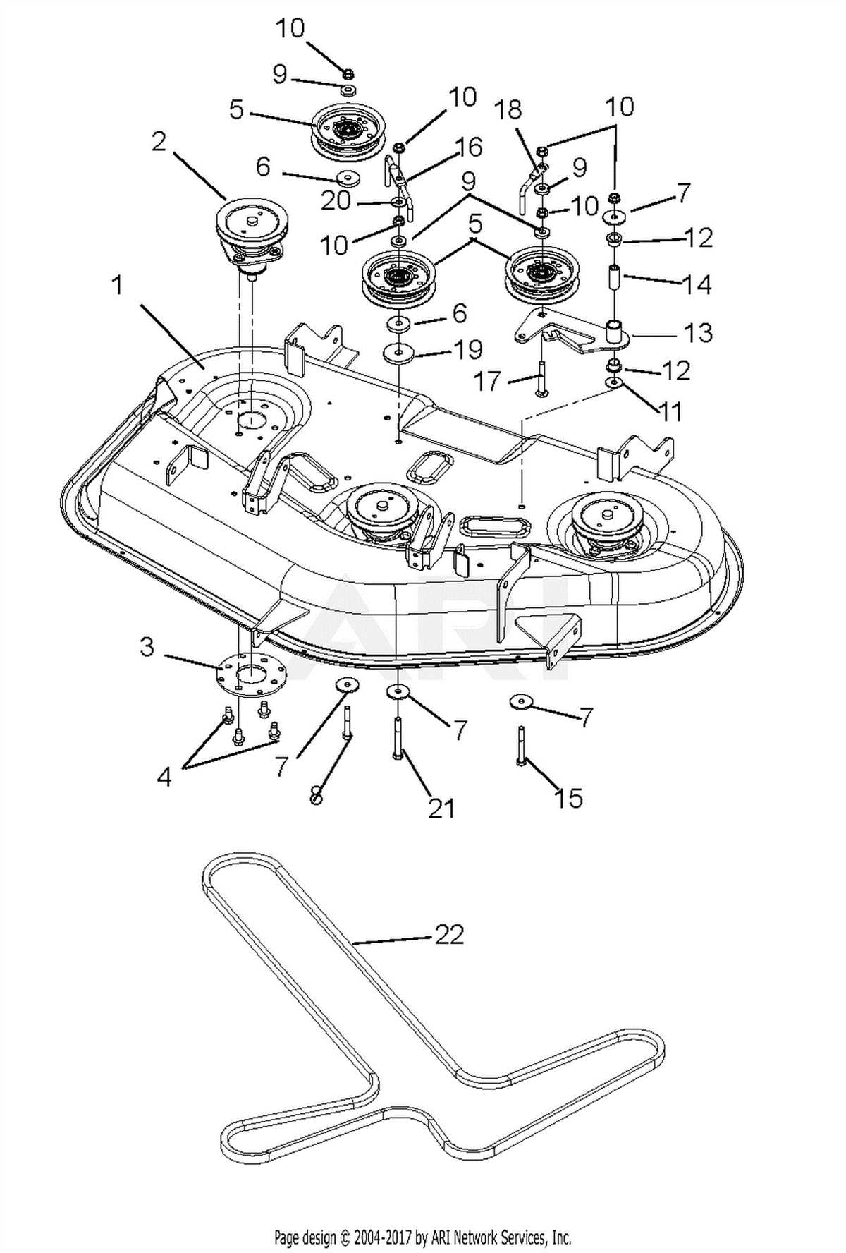 Murray Mower Deck Diagram: Understanding the Parts