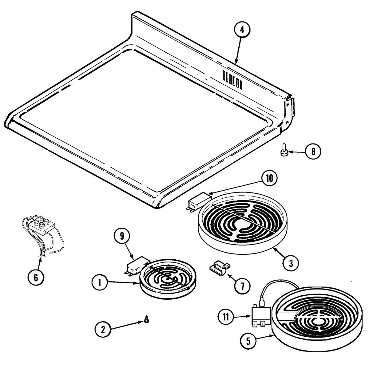 Visual Guide Exploring Every Component in a Stove Top Parts Diagram