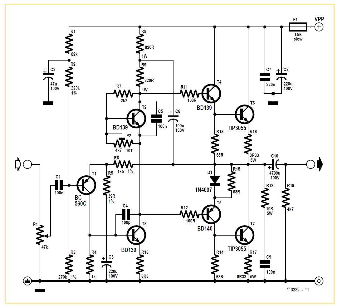 Understanding the Operation of an AF Amplifier Circuit