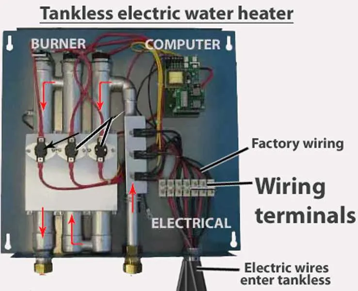 hot water heater wiring diagram