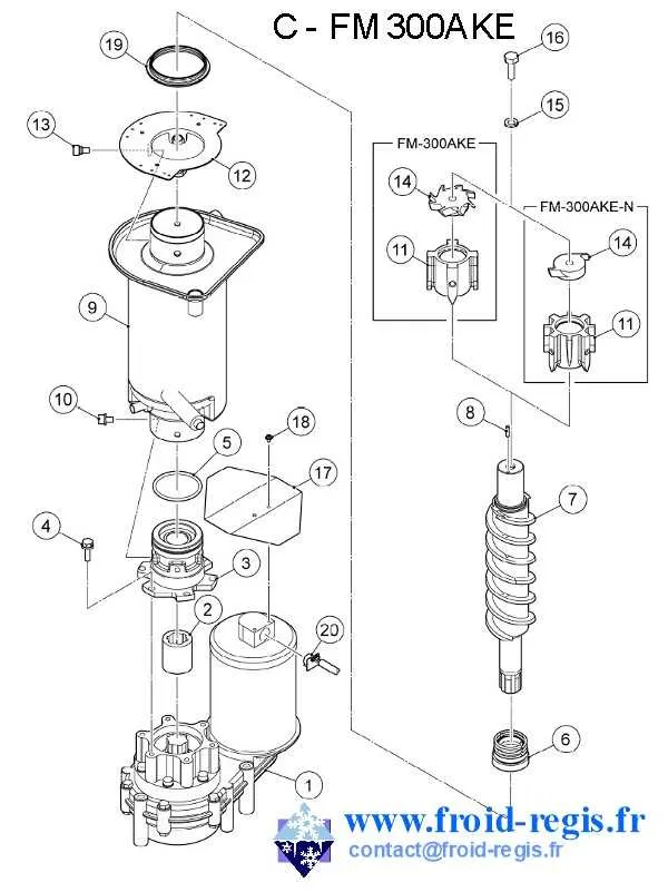 hoshizaki ice maker parts diagram