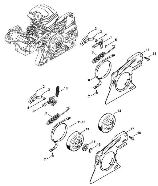stihl ms251 parts diagram