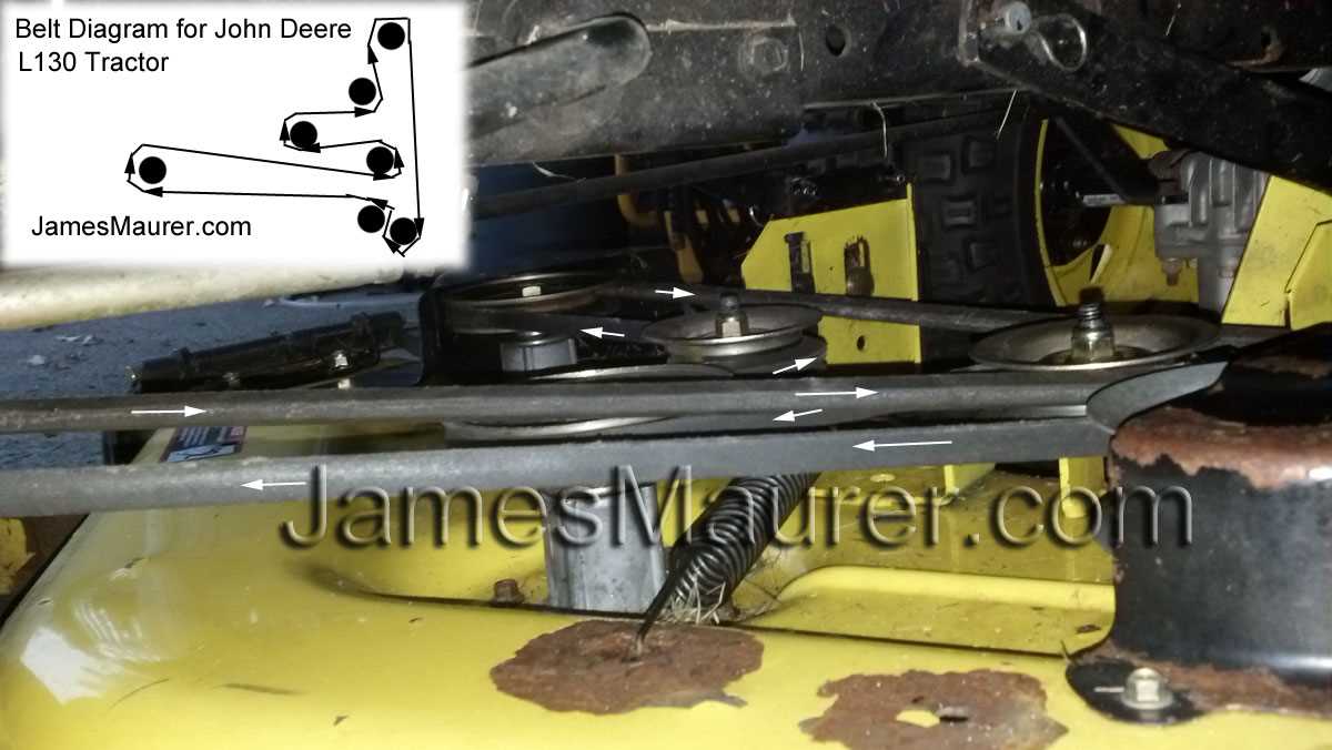 How does the John Deere L130 Drive Belt work?