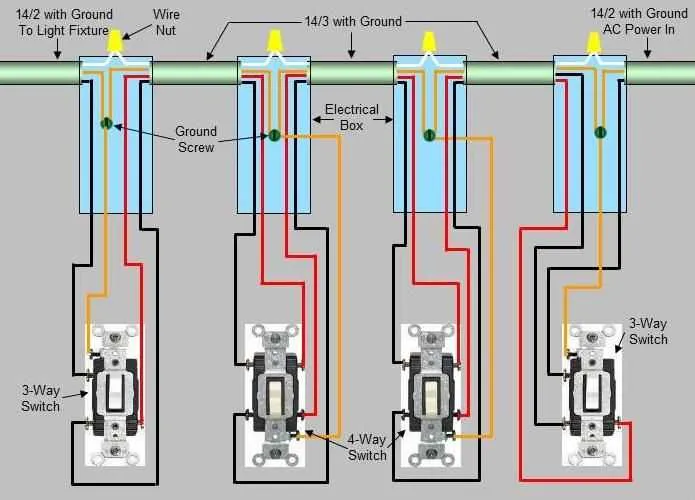 three way light circuit diagram three way light circuit diagram