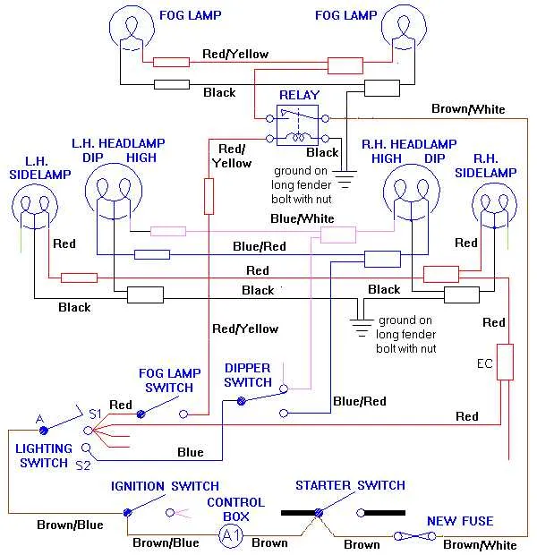 fog light relay wiring diagram