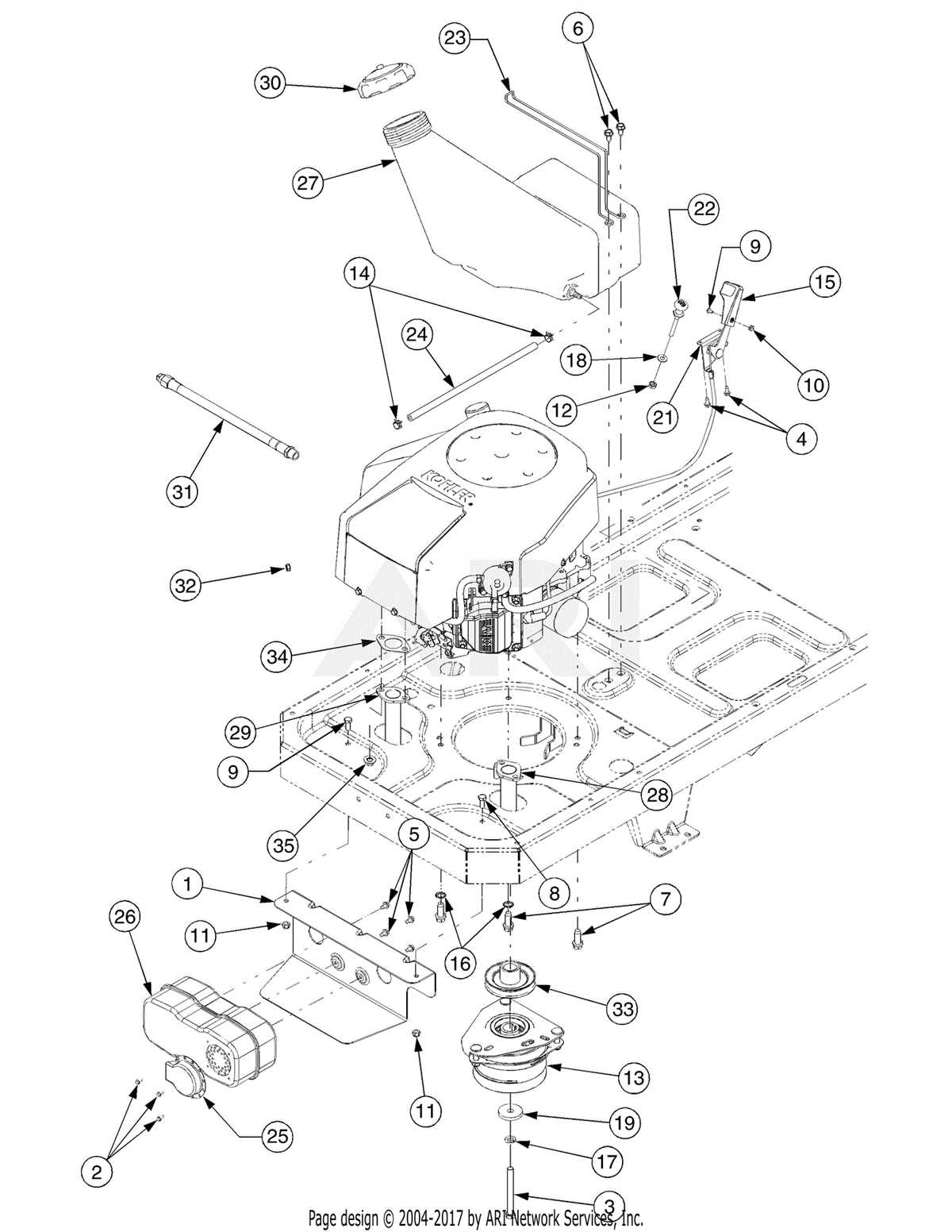 Troy bilt tb110 engine parts diagram