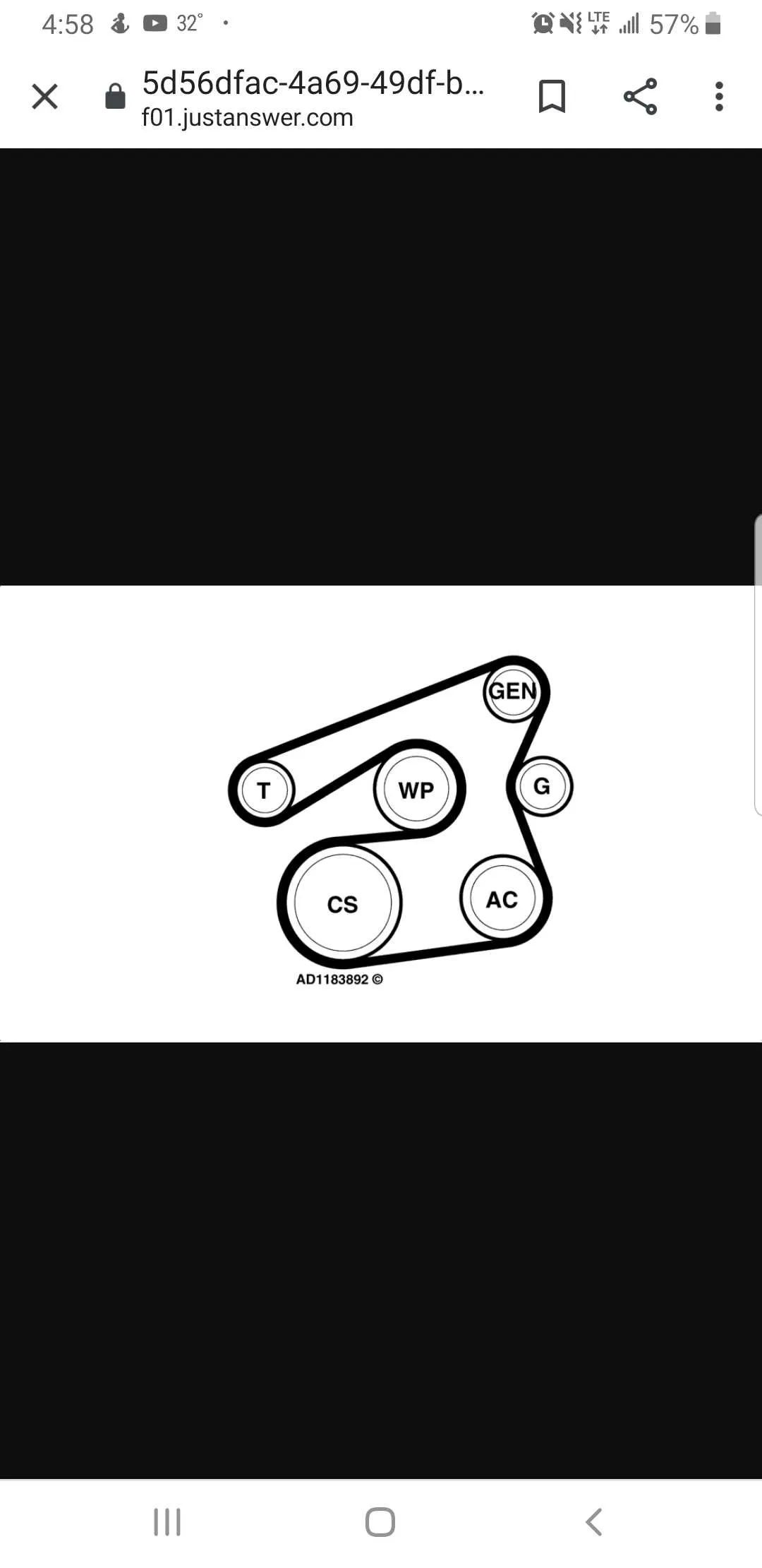 2011 ford fusion serpentine belt diagram
