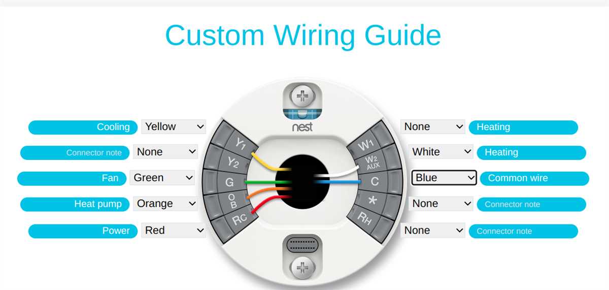 Installation and Wiring Diagram for Nest Thermostat
