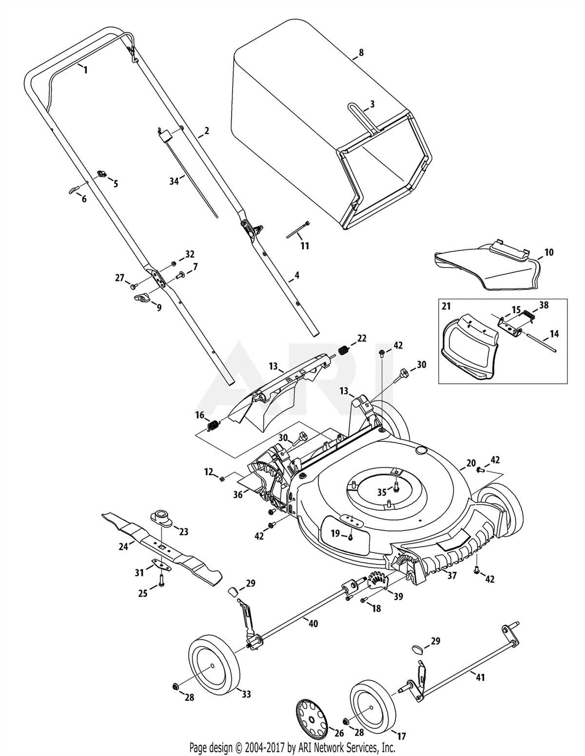 Troy Bilt TB110 Engine Parts Diagram