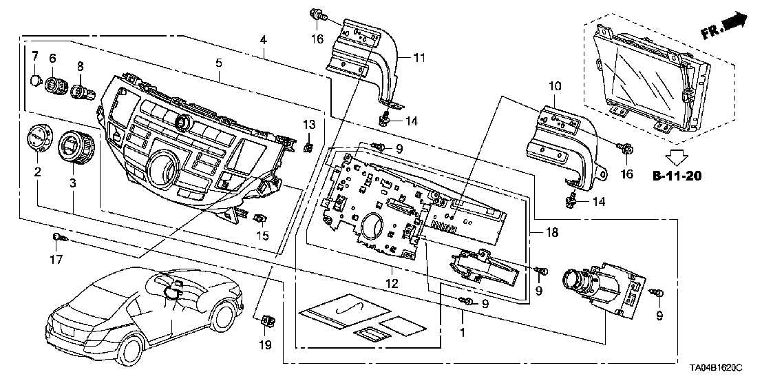 Visual Guide Exploring the 2005 Honda Accord Body Parts Diagram