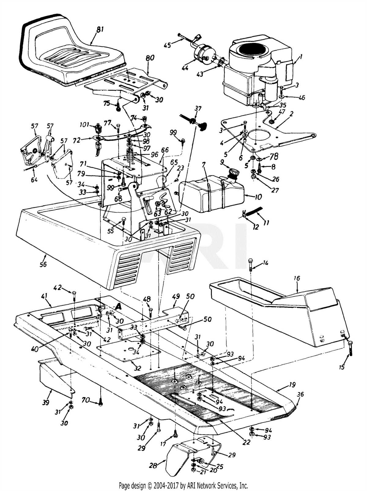 A Comprehensive Guide to Understanding Lawn Chief Parts Diagram