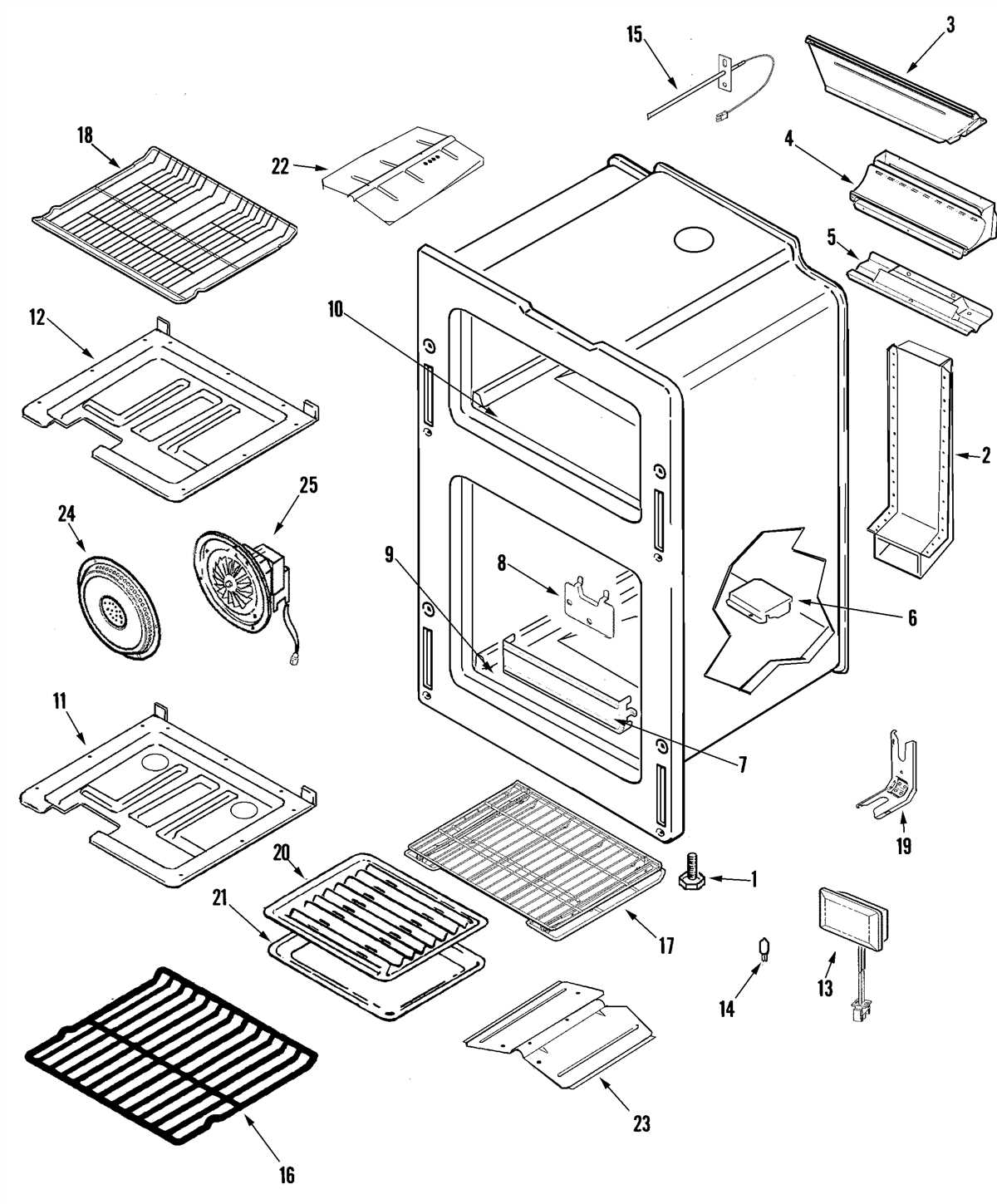 Visual Guide Exploring Every Component in a Stove Top Parts Diagram