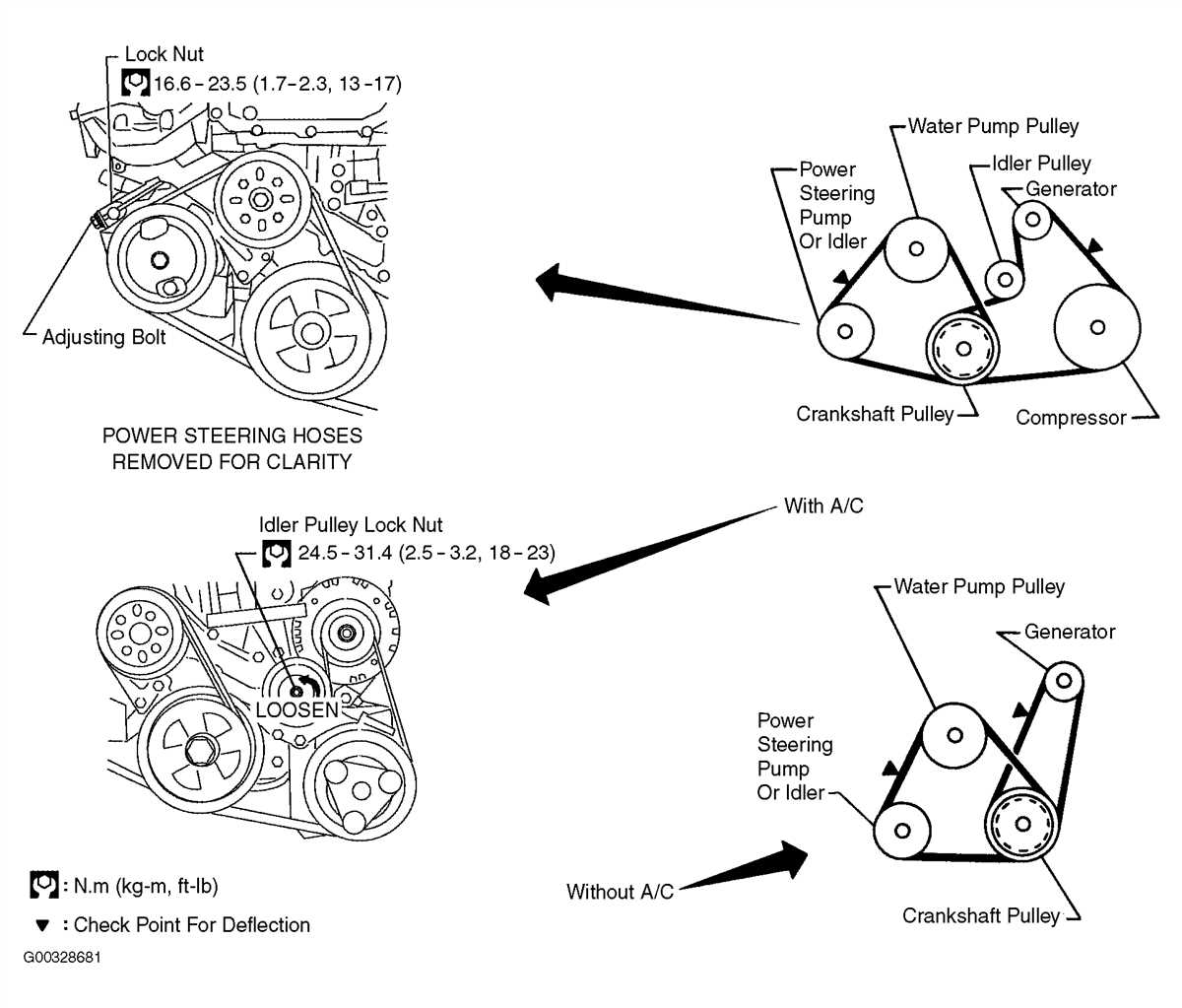 Section 2: Identifying the Components in a 2012 Nissan Maxima Serpentine Belt System